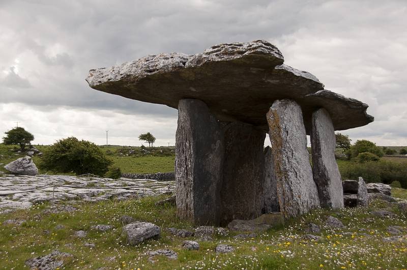Dolmen tomb in the Burren, Ireland