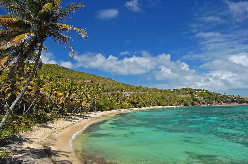 Beach in St Vincent and Grenadines