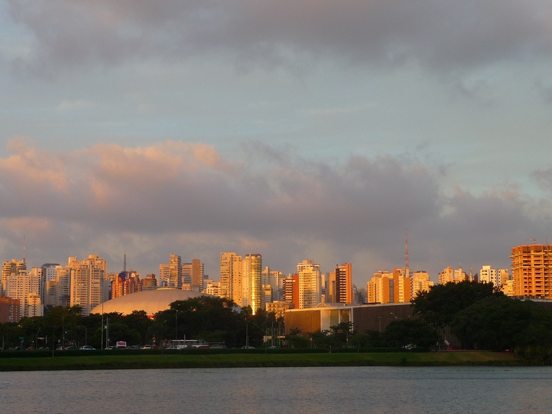 Sao Paulo from Ibirapuera Park