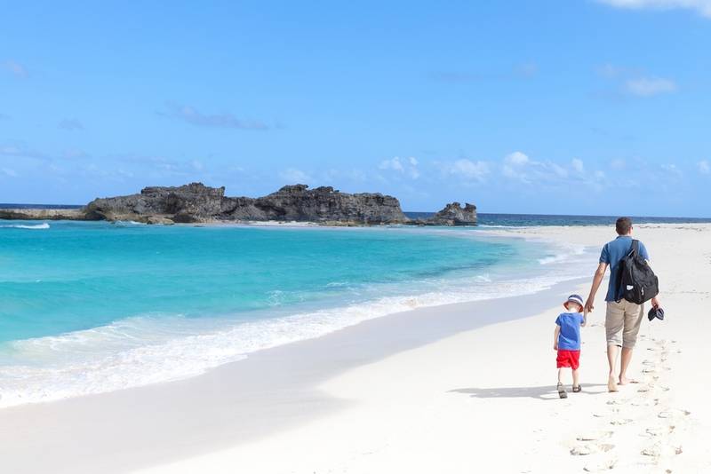 Mudjin Harbor beach, Caicos